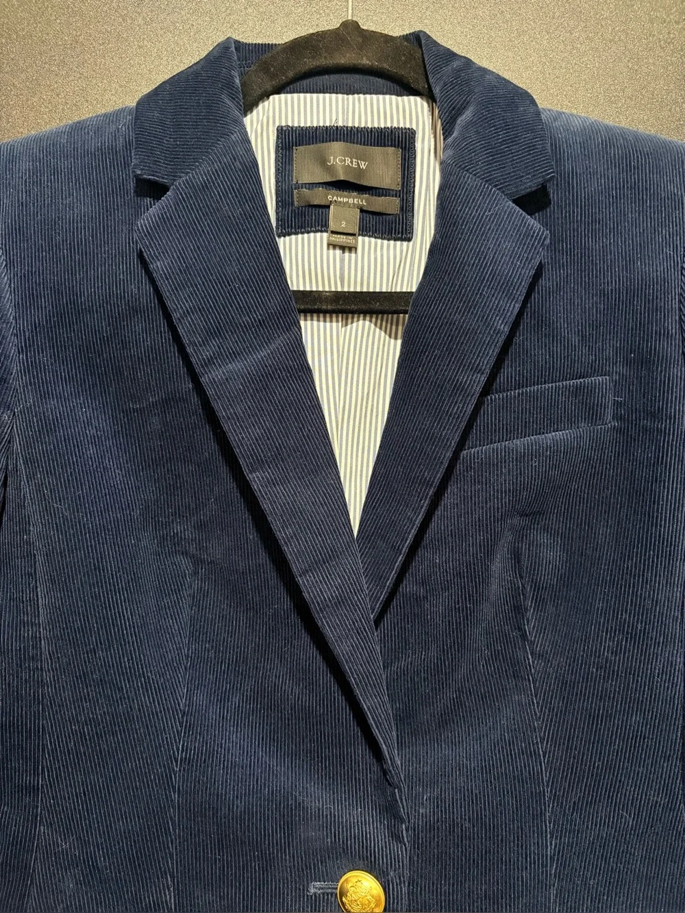 J Crew Campbell Corduroy Blazer
